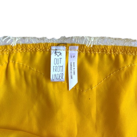 URBAN OUTFITTERS x Out from Under Yellow Cropped Cami | Size S Excellent - Picture 5 of 7